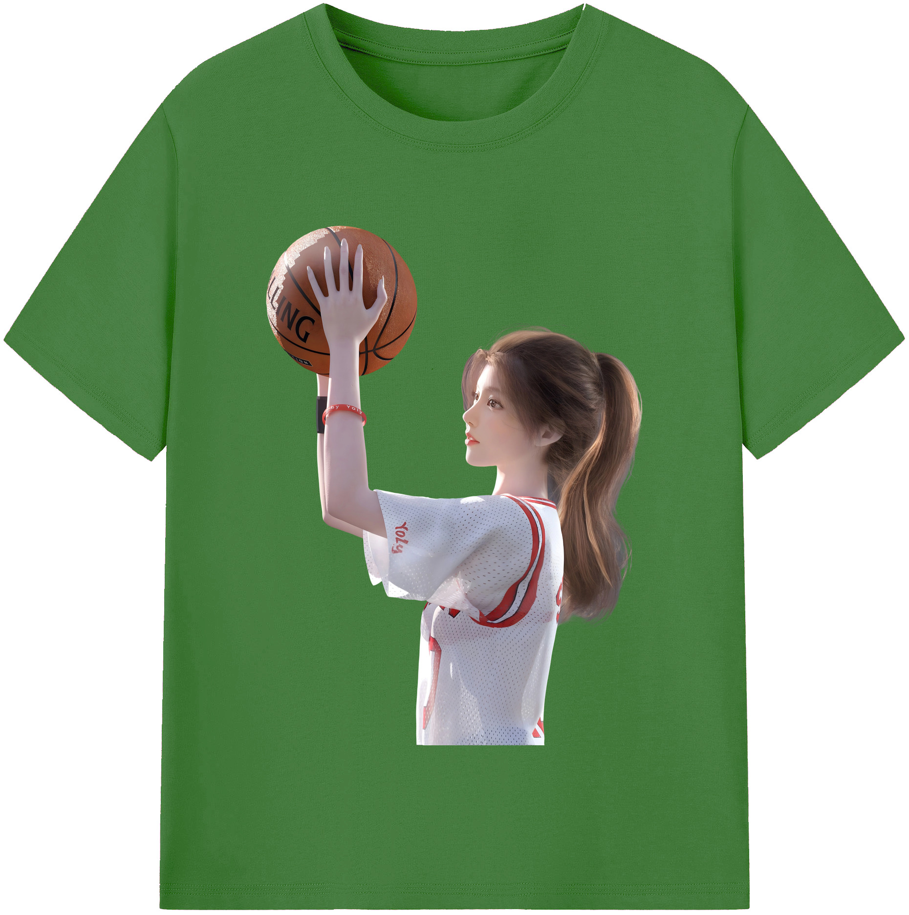（画像用） SLAM DUNK／スラムダンク レディースカジュアルプリントTシャツ（綿100％）